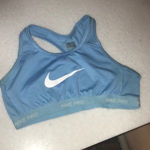 Nike Pro blue sports bra, blue xl/ women’s xs